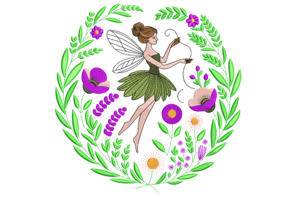 Fairy with Flowers Embroidery: A Designer’s Merch Review