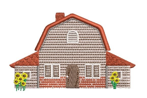 Farmhouse with Flowers: A Cozy Seasonal Embroidery Review