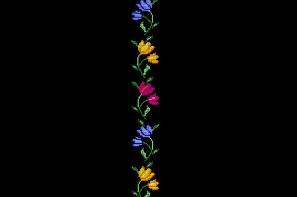 Flowers Border Cross Stitch Design: Real Results From a Designer's Bench