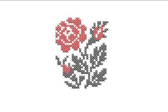 Flowers Cross Stitch Embroidery
