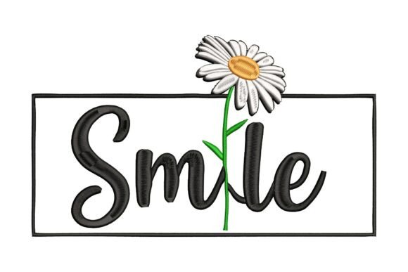 Smile Daisy: A Designer’s Take on a Classic Embroidery Motif