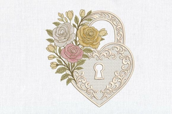 Vintage Romantic Heart Lock Lace Wedding Review